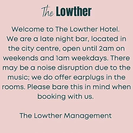 Отель The Lowther 3*